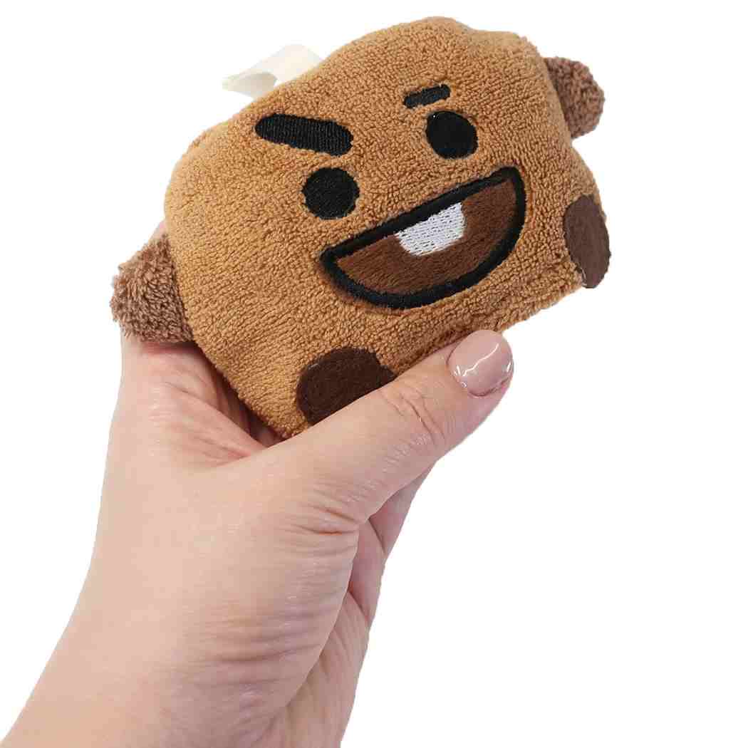 シネマコレクション cinemacollection BT21 キャラクター 吊り下げマスコットタオル マイクロ ループタオル SHOOKY プレゼント 男の子 女の子 ギフト  （メーカー指定色） メーカー指定色