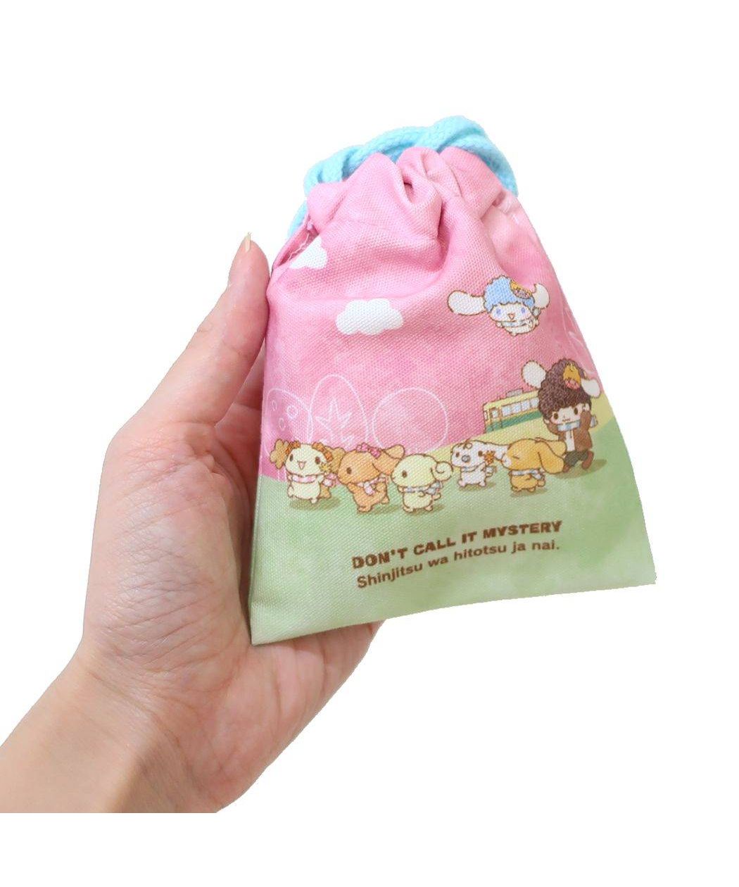 シネマコレクション cinemacollection ミステリと言う勿れxシナモロール 巾着袋 ミニきんちゃく ピンク サンリオ ケイカンパニー 小物入れ 映画キャラクター グッズ  （メーカー指定色） メーカー指定色