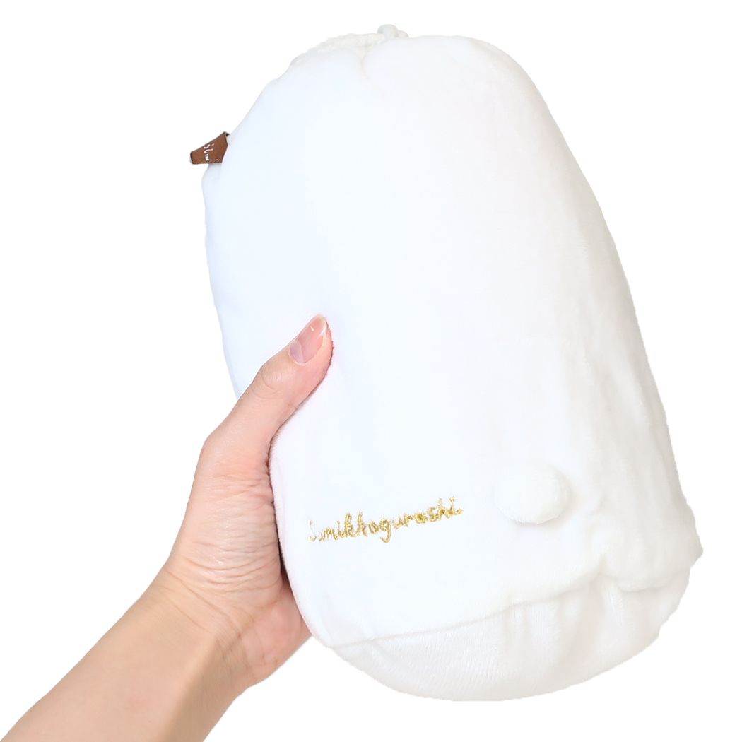 シネマコレクション cinemacollection すみっコぐらし ひざ掛け毛布 マスコット巾着付きブランケット もぎゅっとしろくま サンエックス 丸眞 ウォーマー雑貨 防寒用品 収納袋 キャラクター グッズ  （メーカー指定色） メーカー指定色