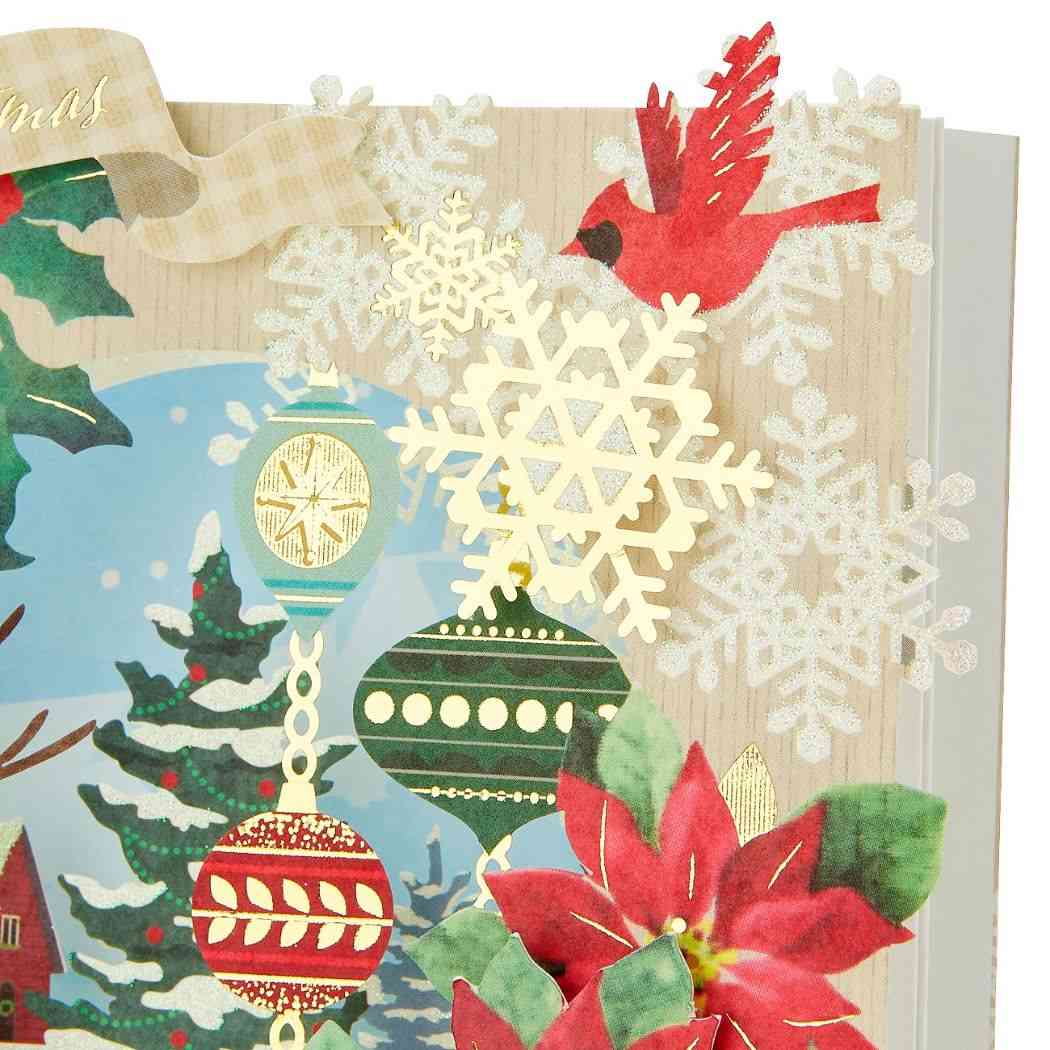 シネマコレクション cinemacollection CHRISTMAS グリーティングカード クリスマスカード jx30ー3 レーザーカットコラージュボックス サンリオ プレゼント Xmasカード グッズ  （メーカー指定色） メーカー指定色