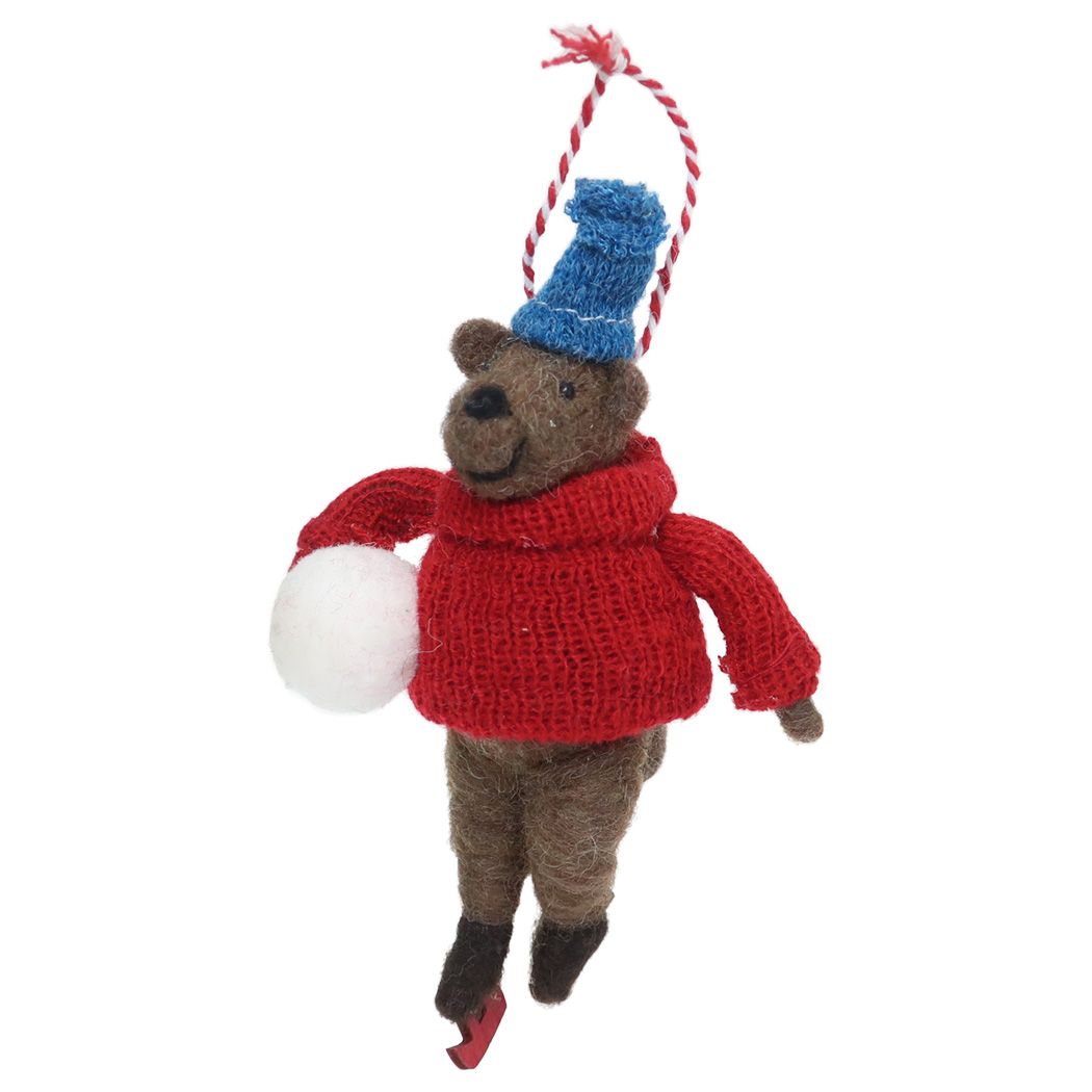 シネマコレクション cinemacollection マスコット フエルト ベアスノーボール クリスマス APJ Xmas かわいい グッズ  （メーカー指定色） メーカー指定色