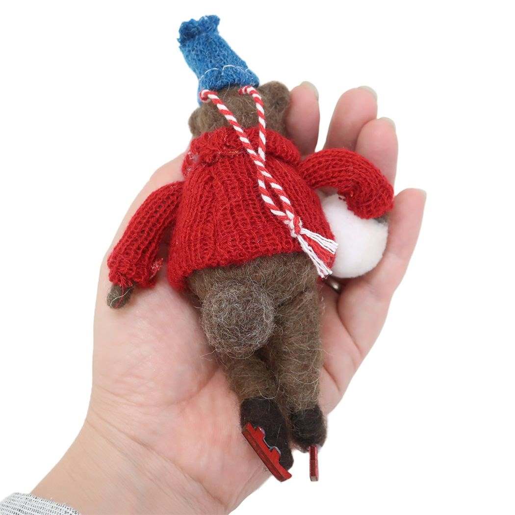 シネマコレクション cinemacollection マスコット フエルト ベアスノーボール クリスマス APJ Xmas かわいい グッズ  （メーカー指定色） メーカー指定色