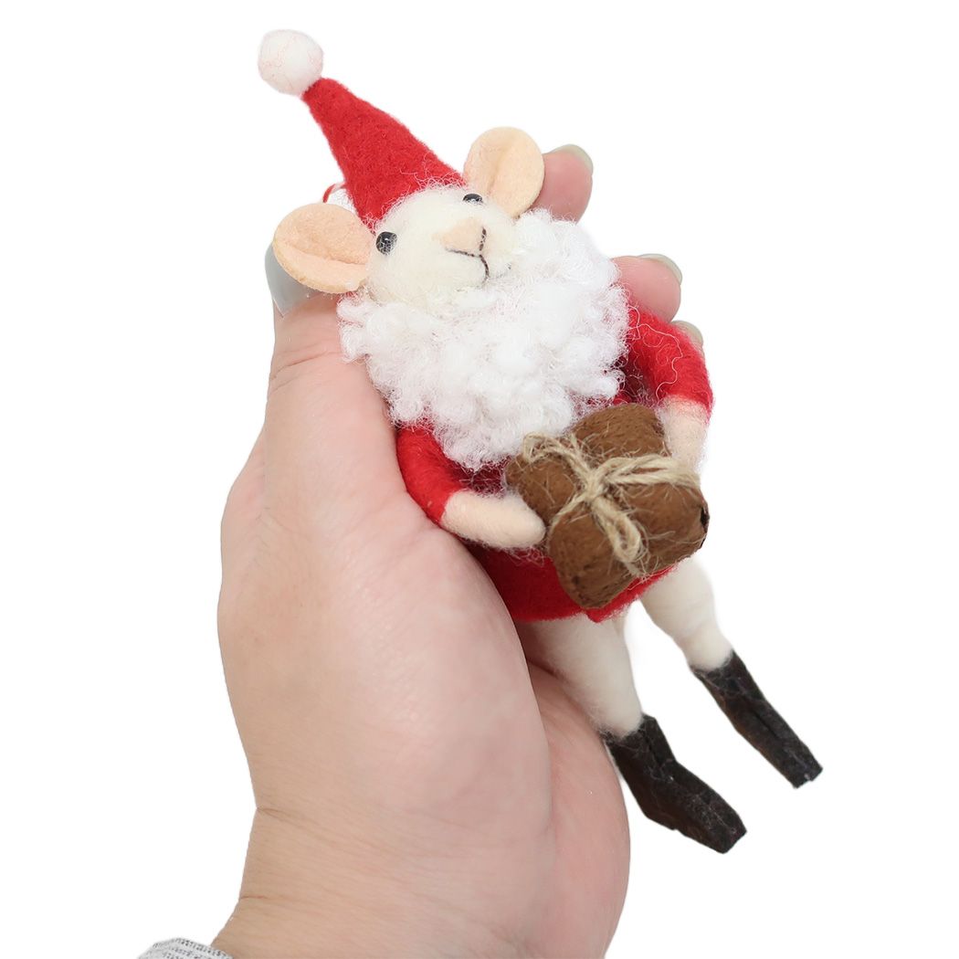 シネマコレクション cinemacollection マスコット フエルト マウスサンタギフト クリスマス APJ Xmas かわいい グッズ  （メーカー指定色） メーカー指定色