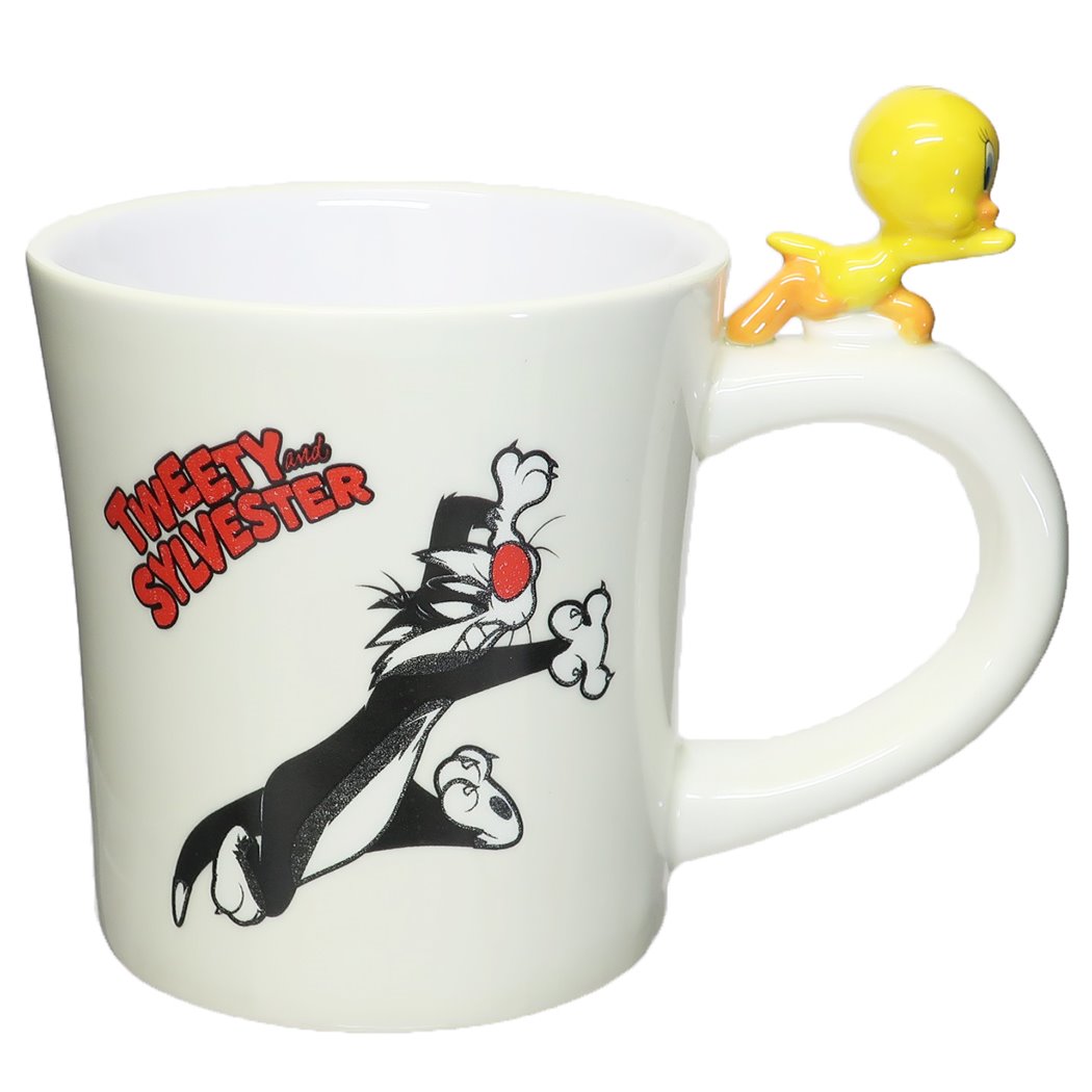 シネマコレクション cinemacollection ルーニーテューンズ キャラクター マグカップ フィギュア付きマグ トゥイーティー＆シルベスター LOONEY TUNES プレゼント