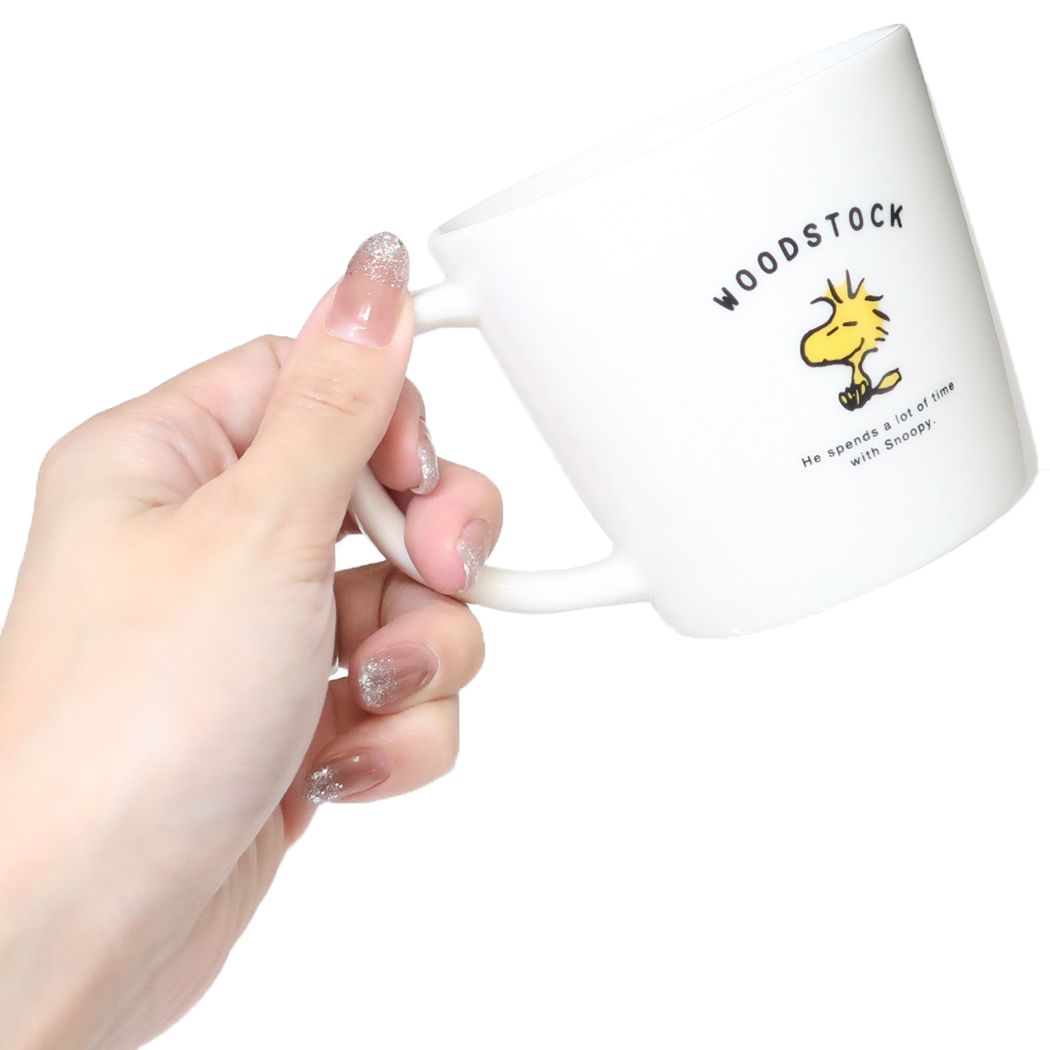 Cinema Collection cinemacollection Snoopy Smile Face Mug M Porcelain Mug Woodstock PEANUTS Character