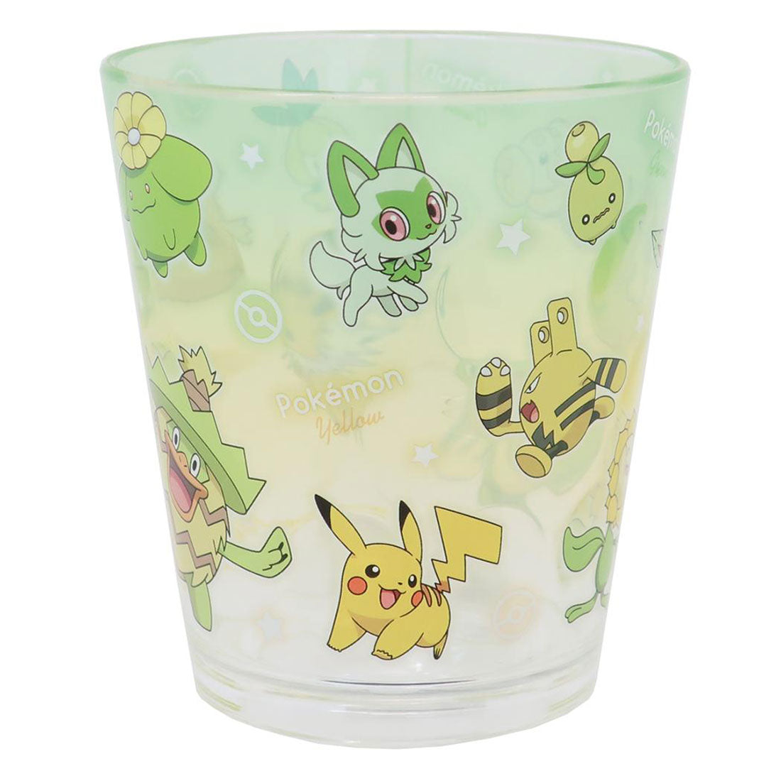 シネマコレクション cinemacollection ポケットモンスター プラカップ ドットタンブラー グラデーション グリーン＆イエロー ポケモン ティーズファクトリー プラスチック 食器 かわいい キャラクター グッズ 【返品不可商品】 グリーン