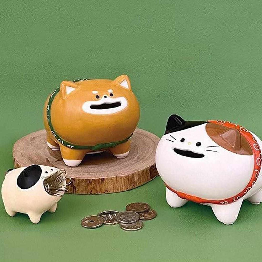 シネマコレクション cinemacollection 貯金箱 はらぺこ貯金箱 しばいぬ デコレ ギフト雑貨 おもしろ雑貨 グッズ ブラウン