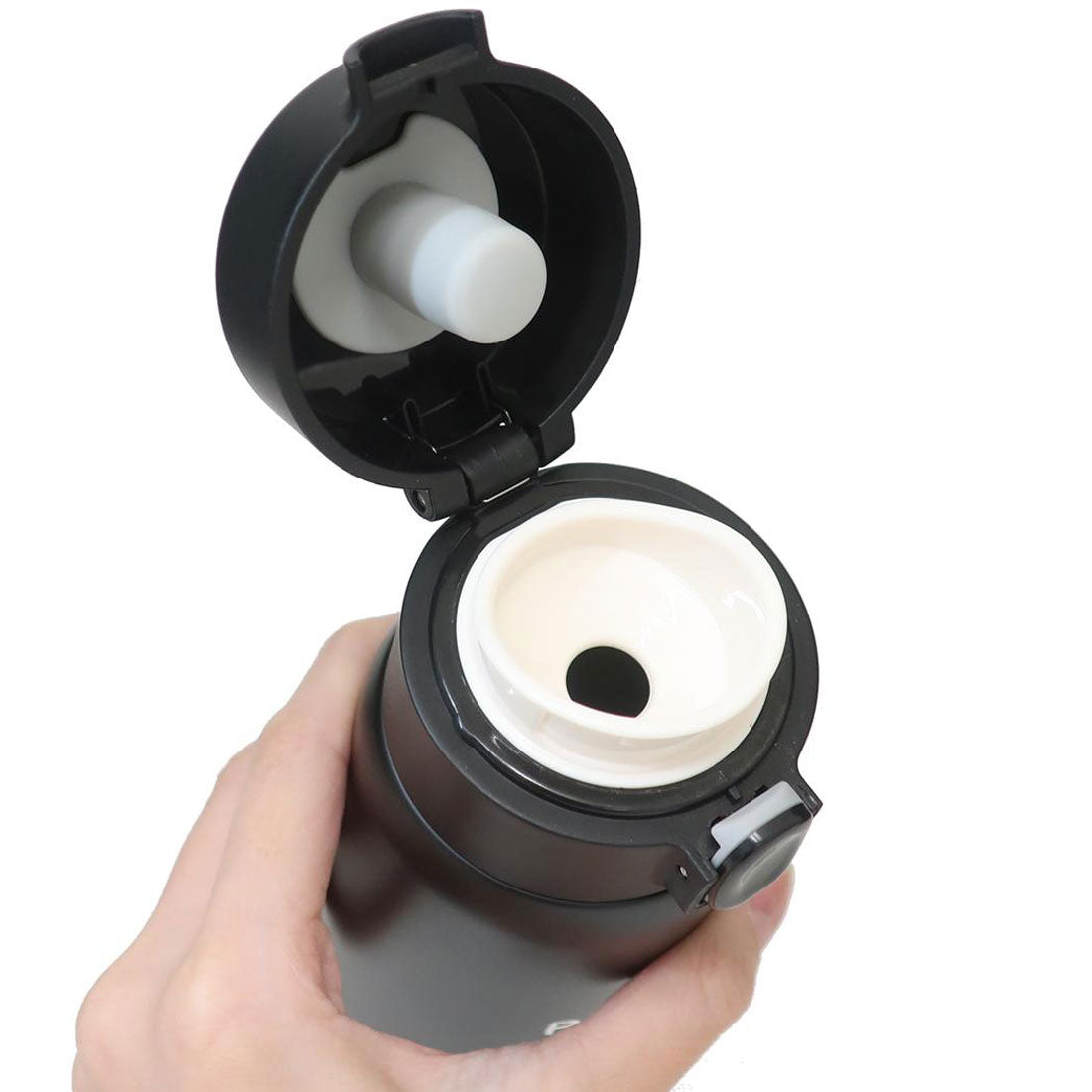 シネマコレクション cinemacollection ピングー 保温保冷水筒 ステンレスワンプッシュボトル 480ml Pingu 東亜金属 ロック機能 ワンタッチ 軽量 キャラクター グッズ 【返品不可商品】 ブラック