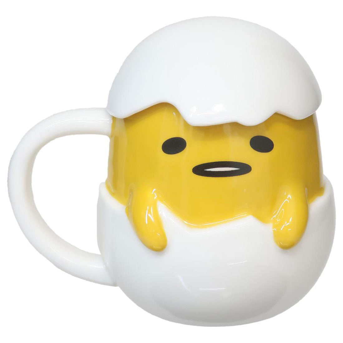 シネマコレクション cinemacollection ぐでたま マグカップ フタ付きマグ サンリオ サンアート プレゼント ギフト 蓋付き キャラクター グッズ 【返品不可商品】 イエロー