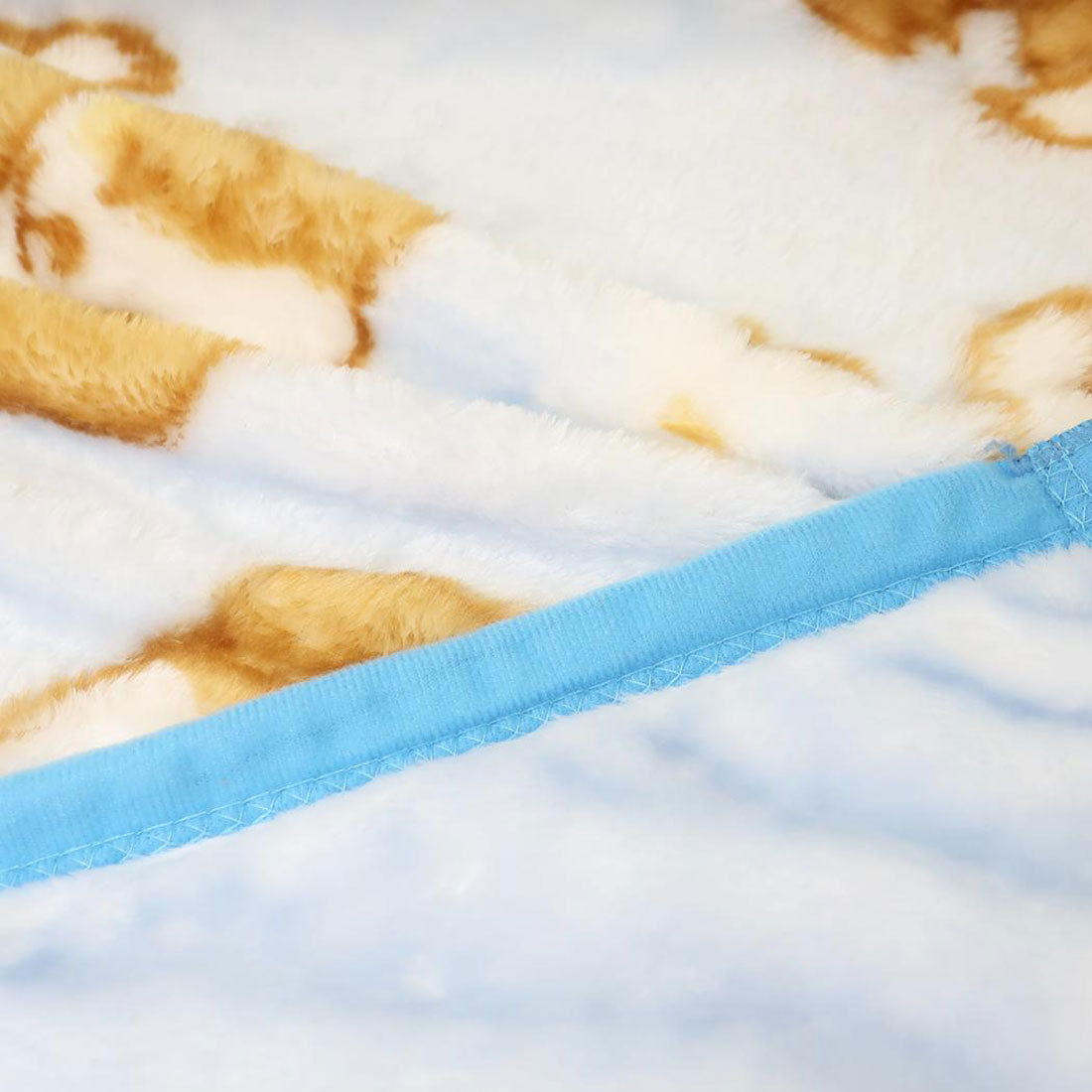 シネマコレクション cinemacollection WAKUWAKU ANIMAL ひざ掛け毛布 マイヤーブランケット コーイケルンホンディエ いぬ 犬飼タオル ウォーマー雑貨 防寒用品 膝掛 かわいい グッズ ブルー