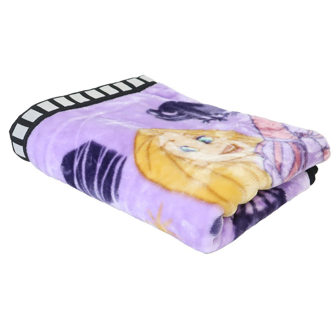 シネマコレクション cinemacollection 塔の上のラプンツェル ひざ掛け毛布 マイヤーブランケット ワンダフルワールド ディズニープリンセス 丸眞 ウォーマー雑貨 防寒用品 キャラクター グッズ パープル