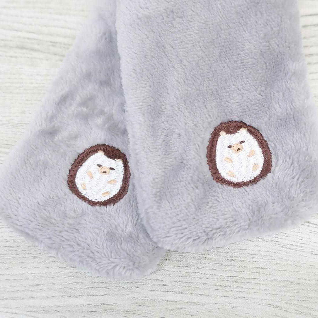 シネマコレクション cinemacollection ウォーマー シリカゲルハンド＆レッグウォーマー ハリネズミ カミオジャパン プレゼント かわいい グッズ【返品不可商品】 グレー