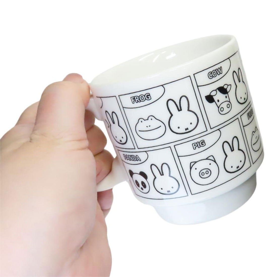 シネマコレクション cinemacollection ミッフィー マグカップ スタックマグ MIFFY＆ANIMALS ホワイト ディックブルーナ 金正陶器 プレゼント ギフト 絵本キャラクター グッズ 【返品不可商品】 他
