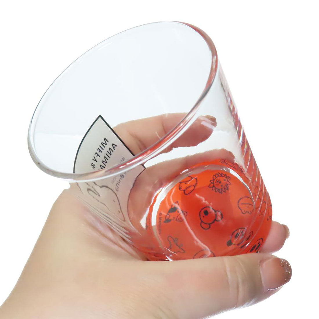 シネマコレクション cinemacollection ミッフィー ガラスコップ グラス MIFFY＆ANIMALS レッド ディックブルーナ 金正陶器 プレゼント グラスタンブラー 絵本キャラクター グッズ 【返品不可商品】 他