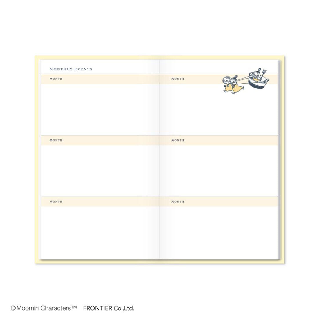 シネマコレクション cinemacollection ムーミン マンスリー手帳 365POCKET DIARY Flower 北欧 フロンティア スケジュール帳 ポケットダイアリー キャラクター グッズ 他