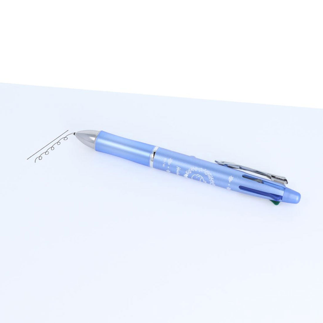シネマコレクション cinemacollection ちいかわ 多機能ボールペン Dr.Grip4+1 ハチワレ サンスター文具 大学生 高校生 プレゼント キャラクター グッズ ブルー