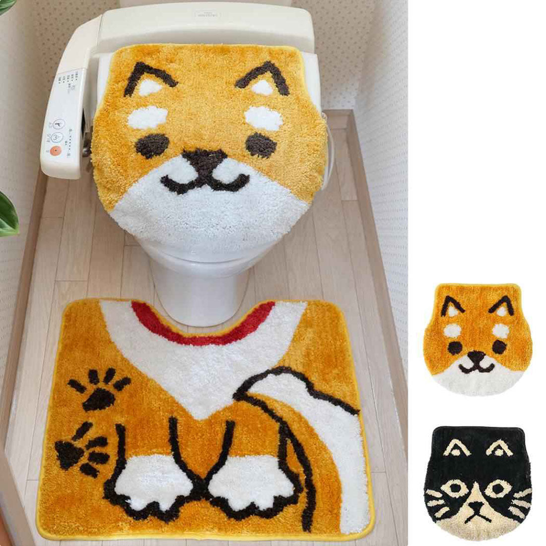 シネマコレクション cinemacollection アニマルグッズ トイレ用品 トイレタリーセット シバイヌ いぬ トモコーポレーション トイレグッズ 新生活 おしゃれ グッズ【返品不可商品】 ブラウン