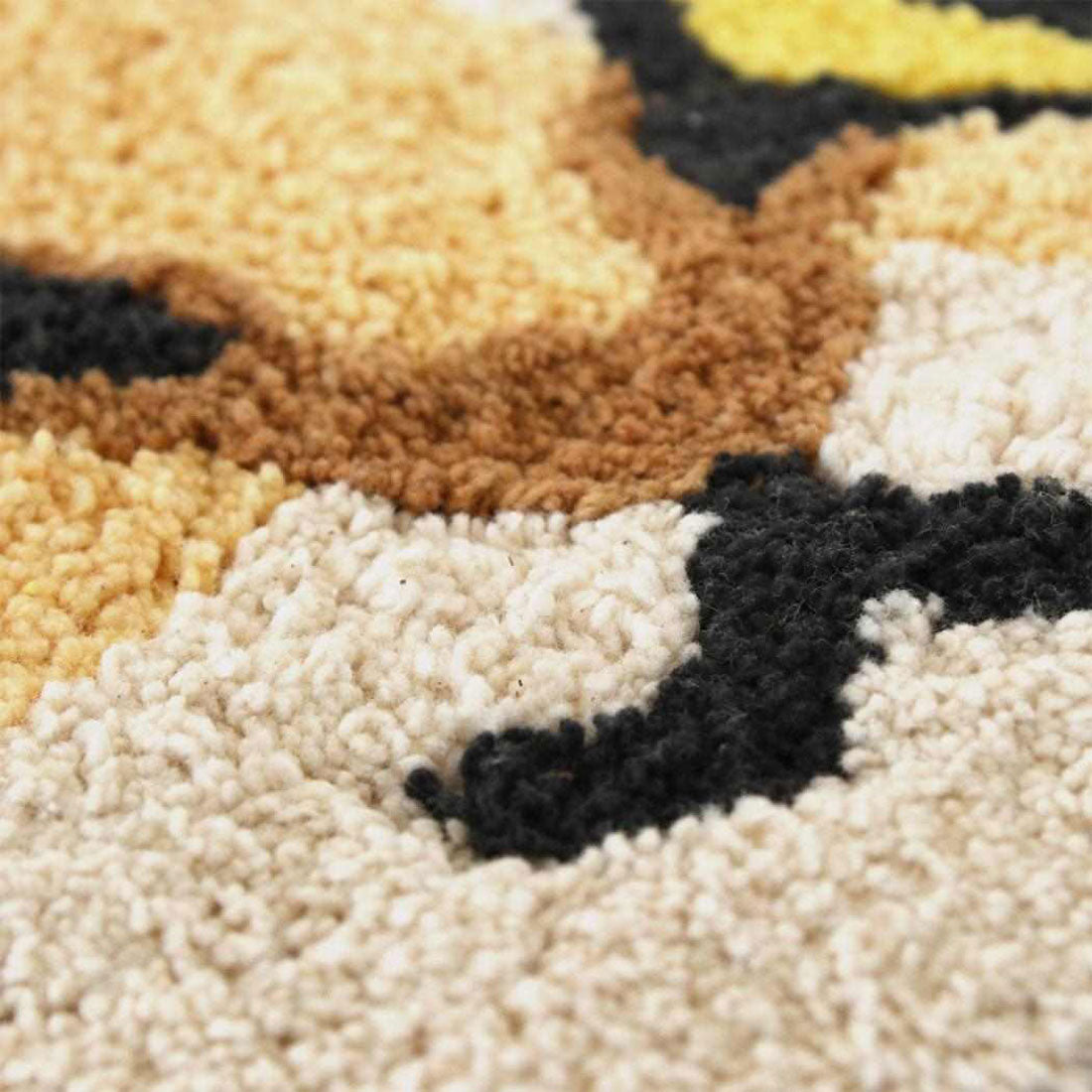 シネマコレクション cinemacollection アニマルグッズ フロアマット マット スナネコフェイス ねこ トモコーポレーション フリーマット インテリア雑貨 グッズ ベージュ