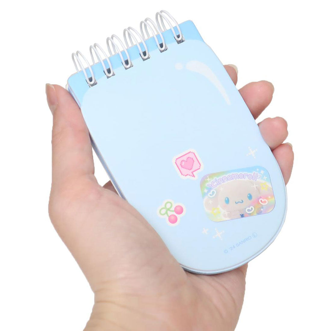 シネマコレクション cinemacollection シナモロール メモ帳 ケータイ風フォトリングメモ サンリオ ティーズファクトリー 新学期準備文具 キャラクター グッズ ブルー