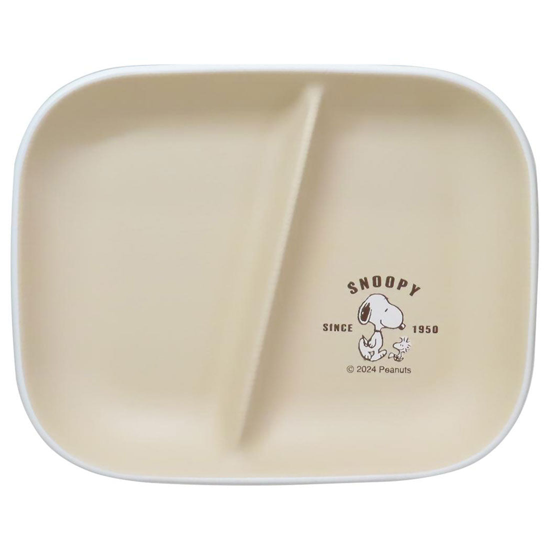シネマコレクション cinemacollection スヌーピー 中皿 ランチプレートスクエア スヌーピー とさんぽ ピーナッツ カミオジャパン 食器 キャラクター グッズ 【返品不可商品】 ベージュ