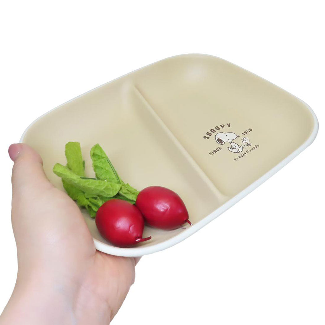 シネマコレクション cinemacollection スヌーピー 中皿 ランチプレートスクエア スヌーピー とさんぽ ピーナッツ カミオジャパン 食器 キャラクター グッズ 【返品不可商品】 ベージュ