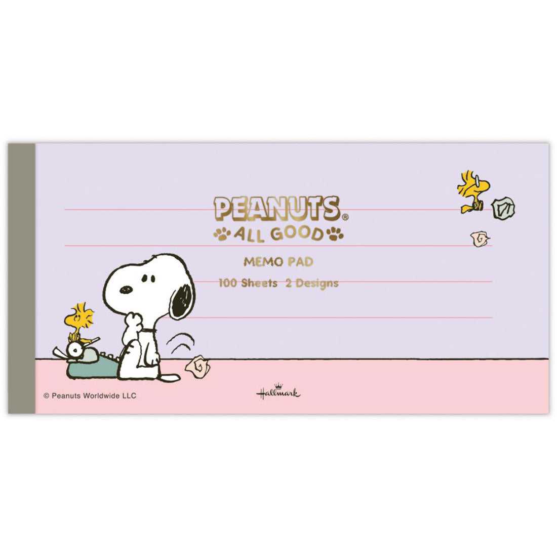 シネマコレクション cinemacollection スヌーピー メモ帳 メモパッド Peanuts All Good SNAG THINK ピーナッツ 日本ホールマーク 事務用品 伝言 キャラクター グッズ 他