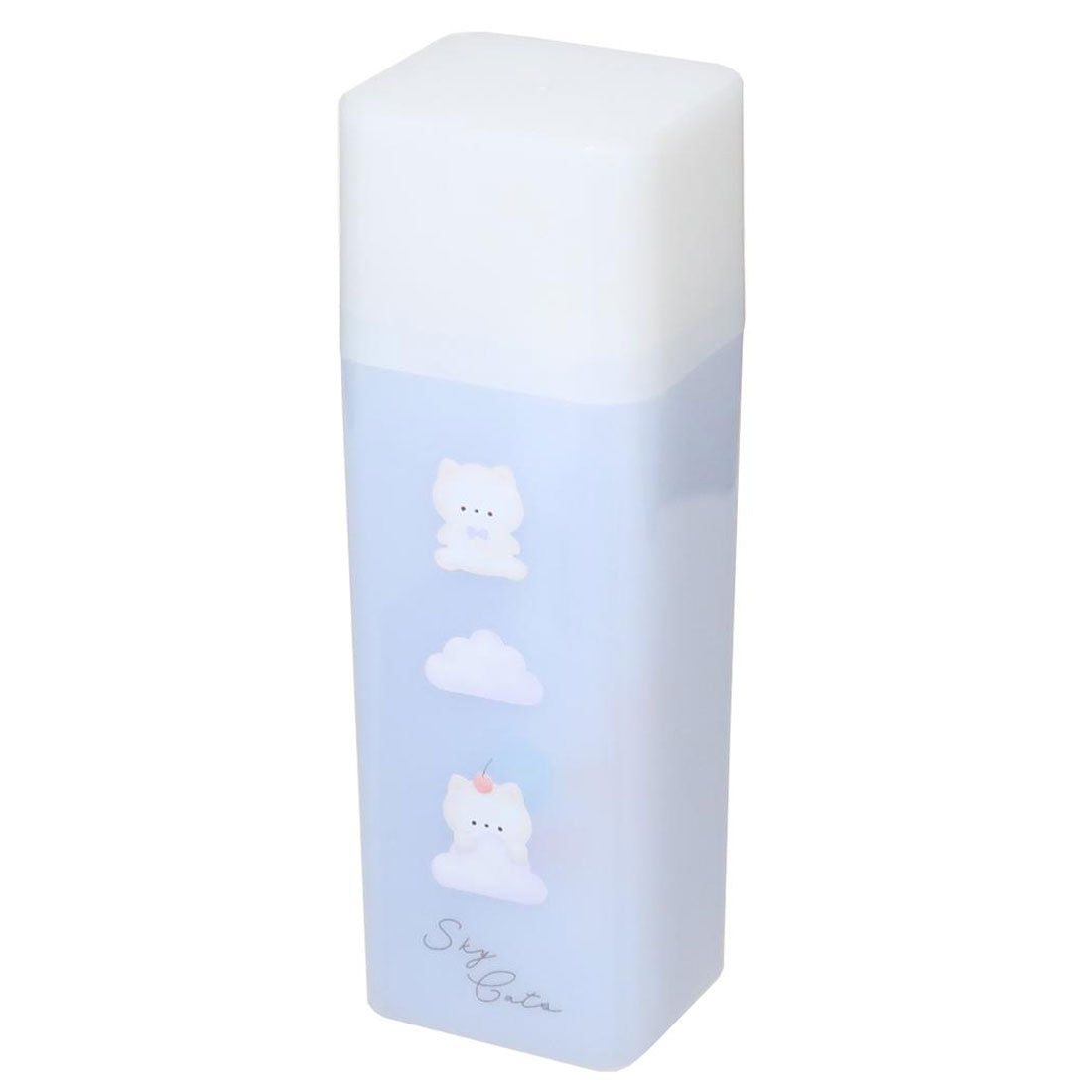 シネマコレクション cinemacollection 歯磨きセット スクエアハミガキセット SKY CATS カミオジャパン はみがきセット コップ付き歯ブラシセット デンタルセット グッズ【返品不可商品】 ブルー
