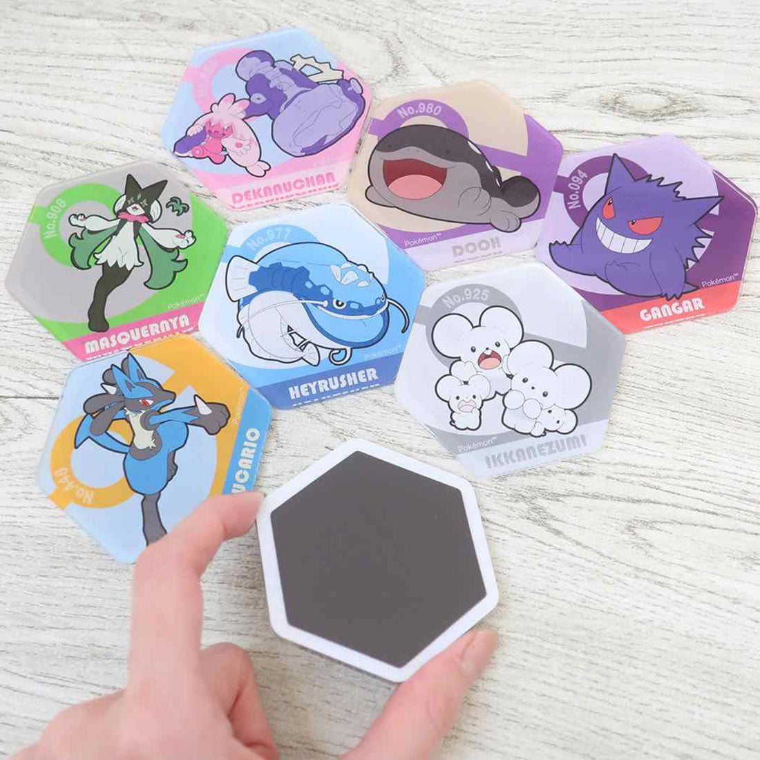シネマコレクション cinemacollection ポケットモンスター 磁石 ハニカムアクリルマグネット BIG vol.2 ヘイラッシャ ポケモン アイアップ コレクション雑貨 ビッグ キャラクター グッズ マルチカラー