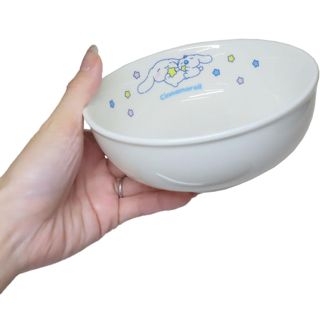 シネマコレクション cinemacollection シナモロール キッズ食器 ラーメン丼 お星さま サンリオ 金正陶器 日本製食器 キャラクター グッズ 【返品不可商品】 ホワイト