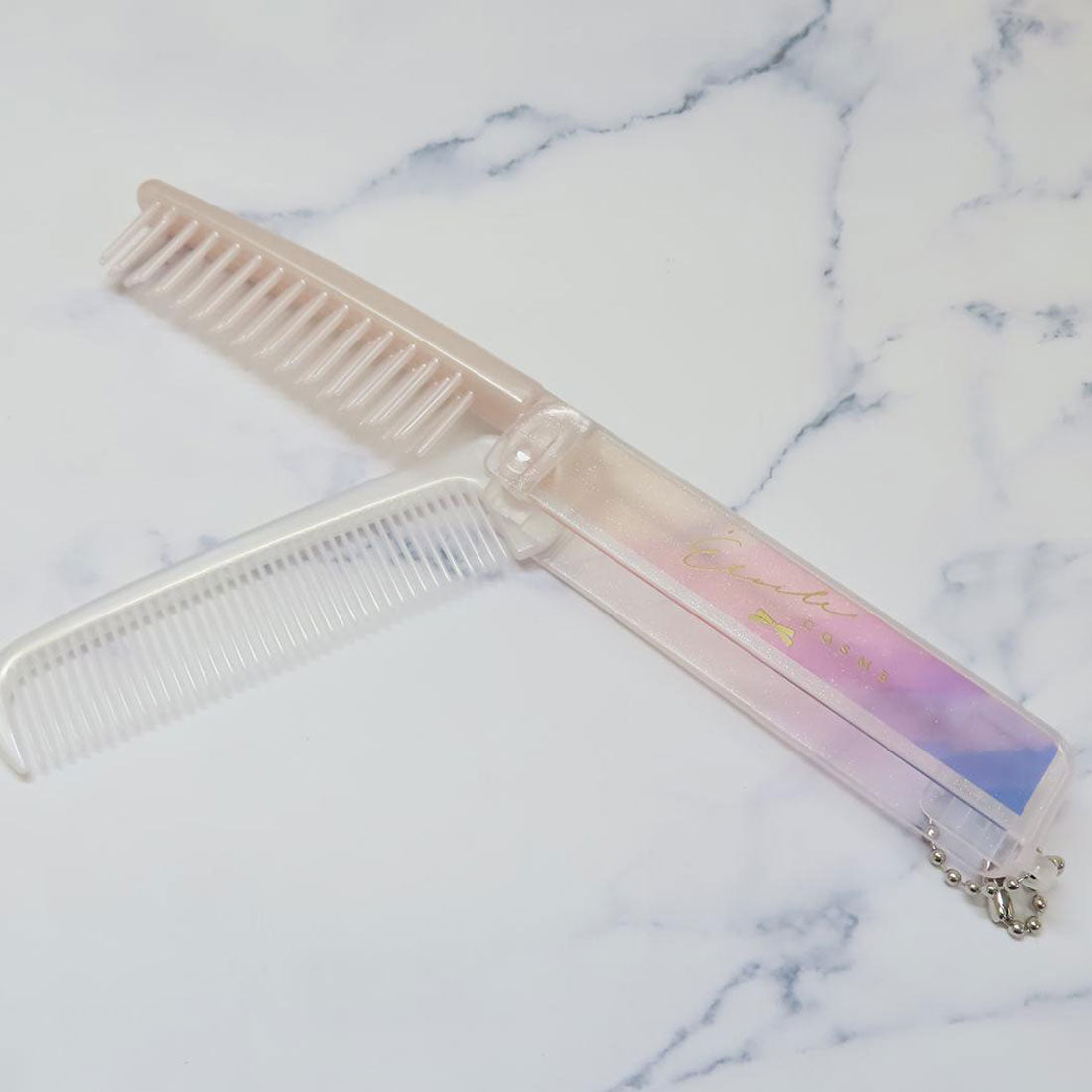 シネマコレクション cinemacollection LIKECOSME ヘアブラシ 折りたたみブラシ＆コーム ETOILE COSME カミオジャパン プレゼント かわいい 折りたたみくし グッズ マルチカラー