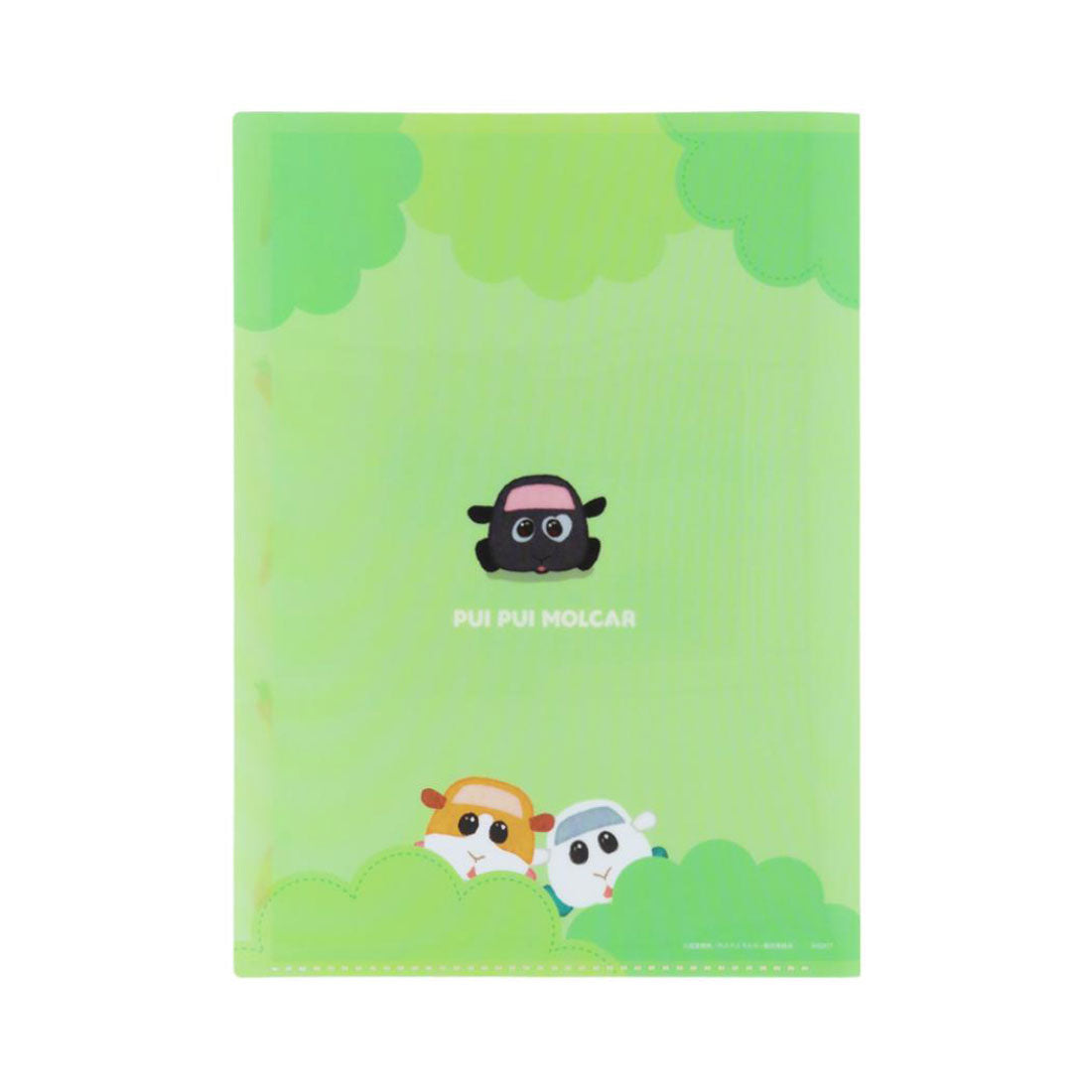 シネマコレクション cinemacollection PUIPUIモルカー ポケットファイル ダイカットクリアファイル5P 5ポケット A4 B 新入学 サンスター文具 新学期準備文具 かわいい キャラクター グッズ イエロー