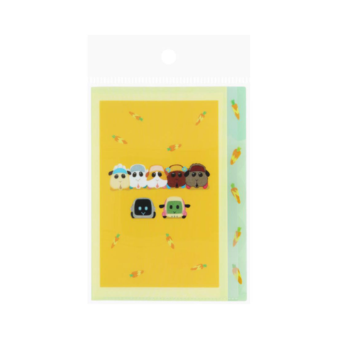 シネマコレクション cinemacollection PUIPUIモルカー ポケットファイル ダイカットクリアファイル5P 5ポケット A4 B 新入学 サンスター文具 新学期準備文具 かわいい キャラクター グッズ イエロー