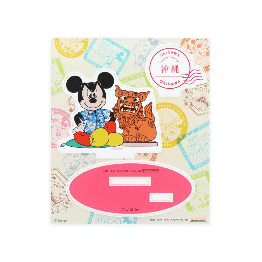 シネマコレクション cinemacollection ミッキーマウス アクリルスタンド コレクション雑貨 DREAM TRAVEL 沖縄県 ディズニー サンスター文具 インテリア雑貨 アクスタ キャラクター グッズ マルチカラー