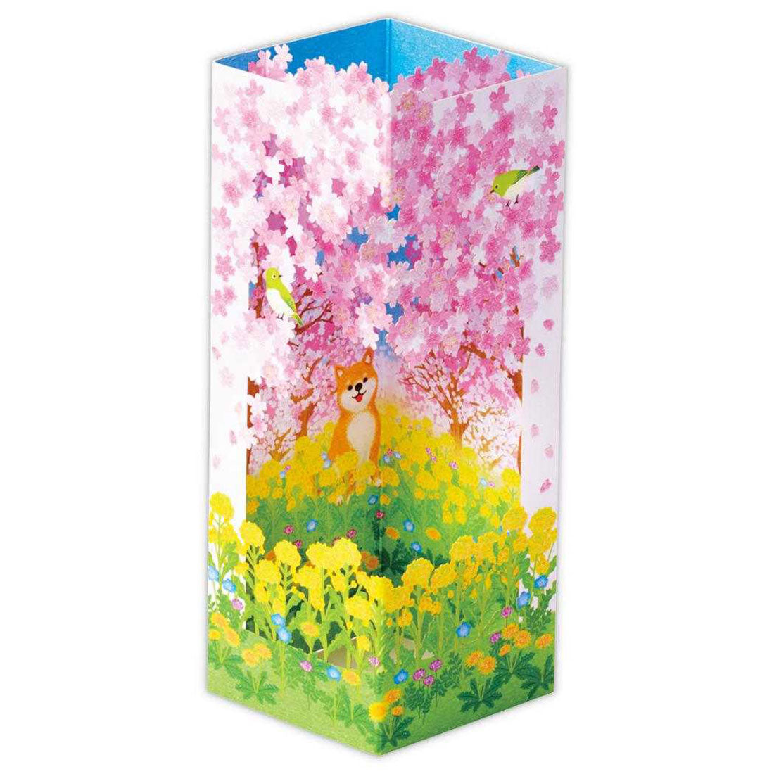 シネマコレクション cinemacollection グリーティングカード 多目的 立体カード 桜と花畑 日本ホールマーク 春 メッセージカード グッズ マルチカラー