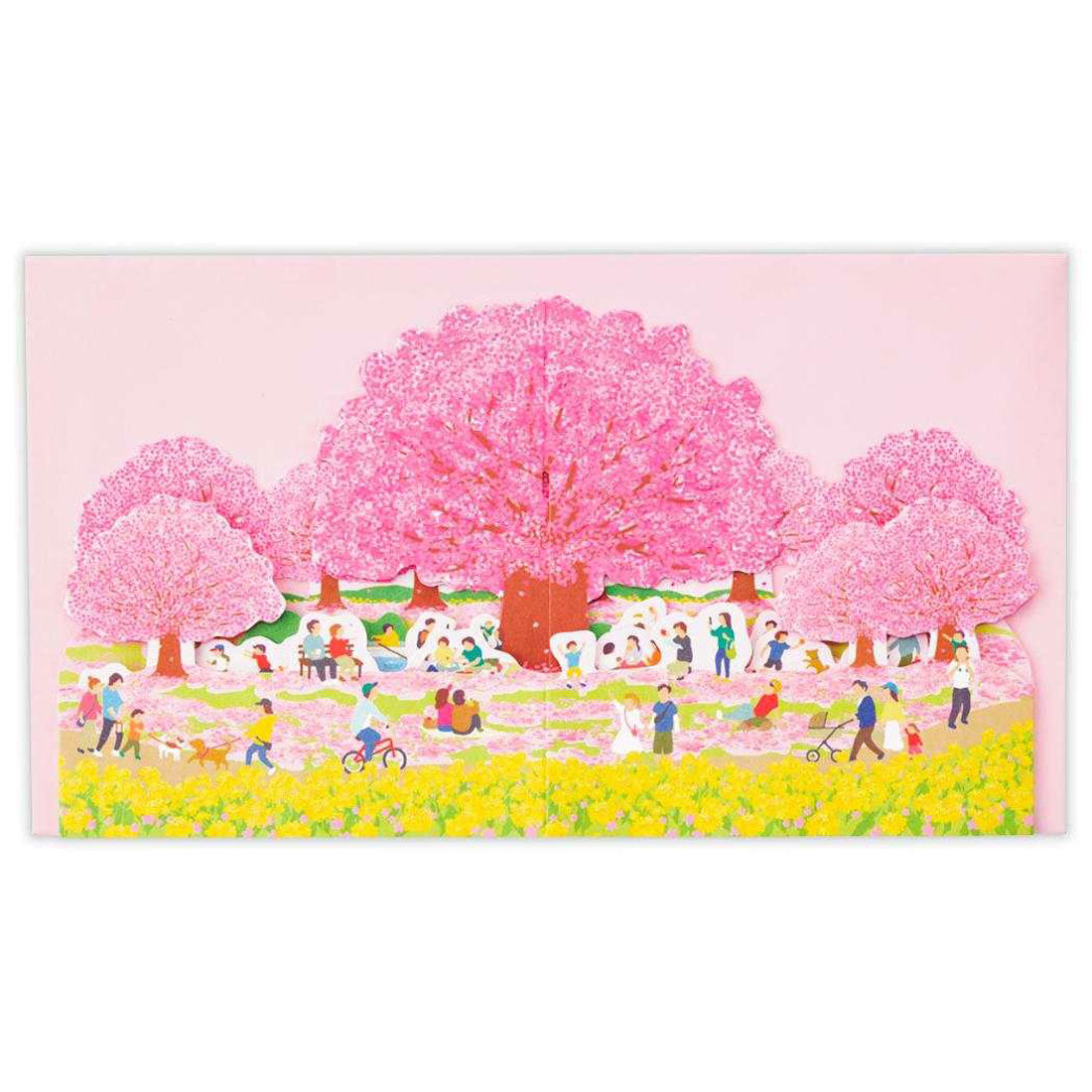 シネマコレクション cinemacollection グリーティングカード 多目的 立体カード 桜お花見公園 日本ホールマーク 春 メッセージカード グッズ マルチカラー