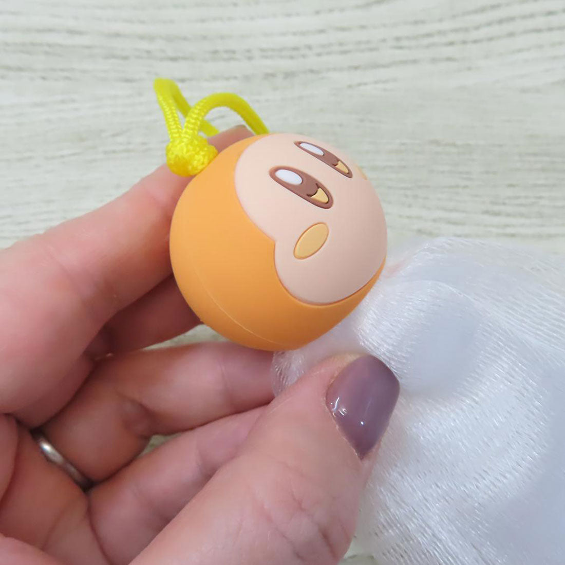 シネマコレクション cinemacollection 星のカービィ バス用品 洗顔泡立てネット ワドルディ ティーズファクトリー お風呂 キャラクター グッズ オレンジ