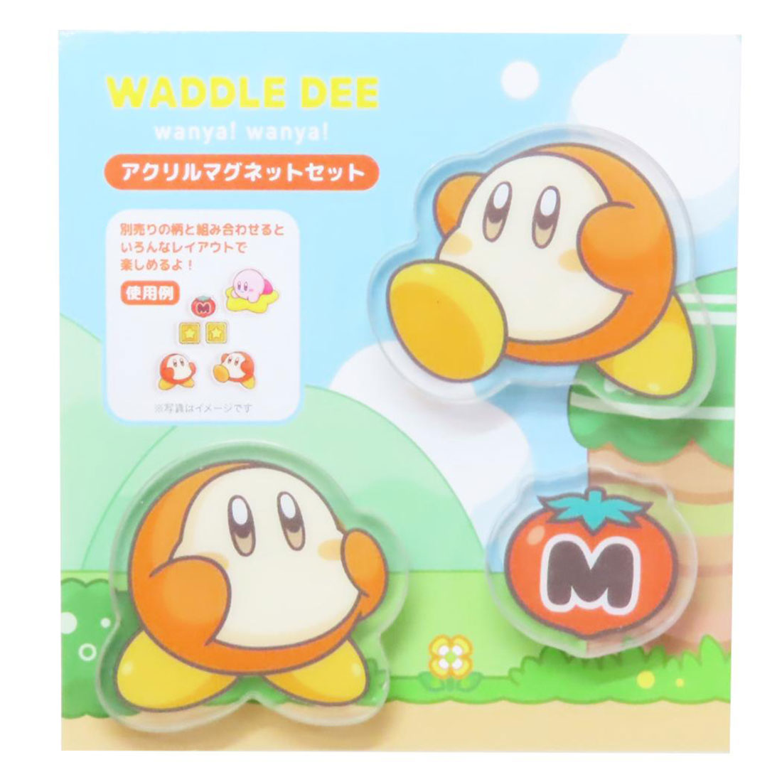 シネマコレクション cinemacollection 星のカービィ 磁石 アクリルマグネットセット 3個入り ワドルディ ティーズファクトリー コレクション雑貨 キャラクター グッズ マルチカラー