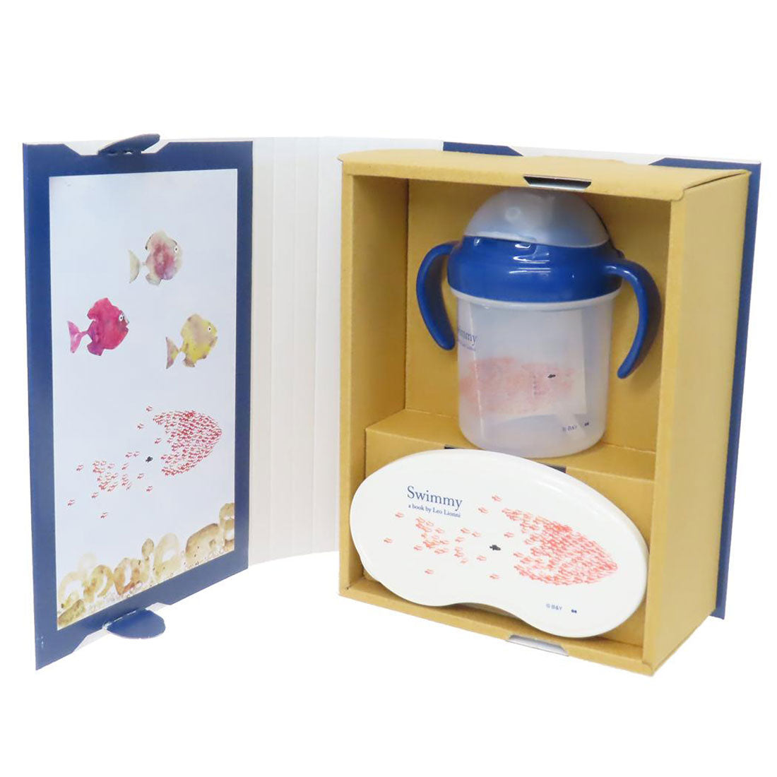 シネマコレクション cinemacollection レオレオニ ベビー用品 ベビーギフトセット SWIMMY 大西賢製販 プレゼント 絵本キャラクター グッズ 【返品不可商品】 ブルー