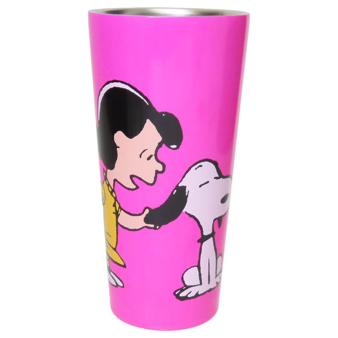 シネマコレクション cinemacollection スヌーピー 保温保冷コップ ステンレスタンブラー L LUCY ピーナッツ 大西賢製販 プレゼント キャラクター グッズ 【返品不可商品】 ピンク