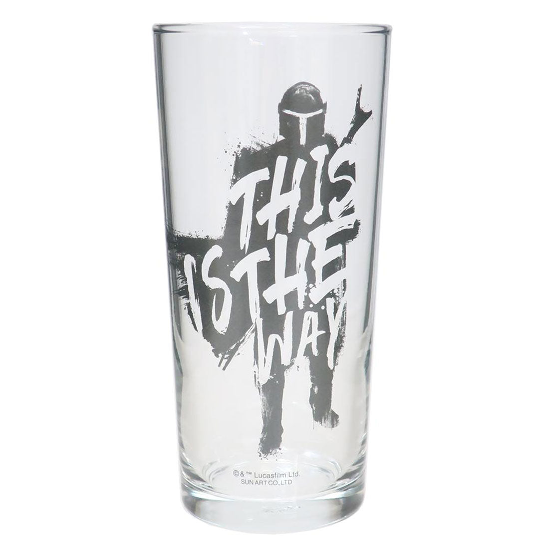 シネマコレクション cinemacollection スターウォーズ ガラスタンブラー ロンググラス THIS IS THE WAY STAR WARS サンアート プレゼント ギフト キャラクター グッズ【返品不可商品】 他