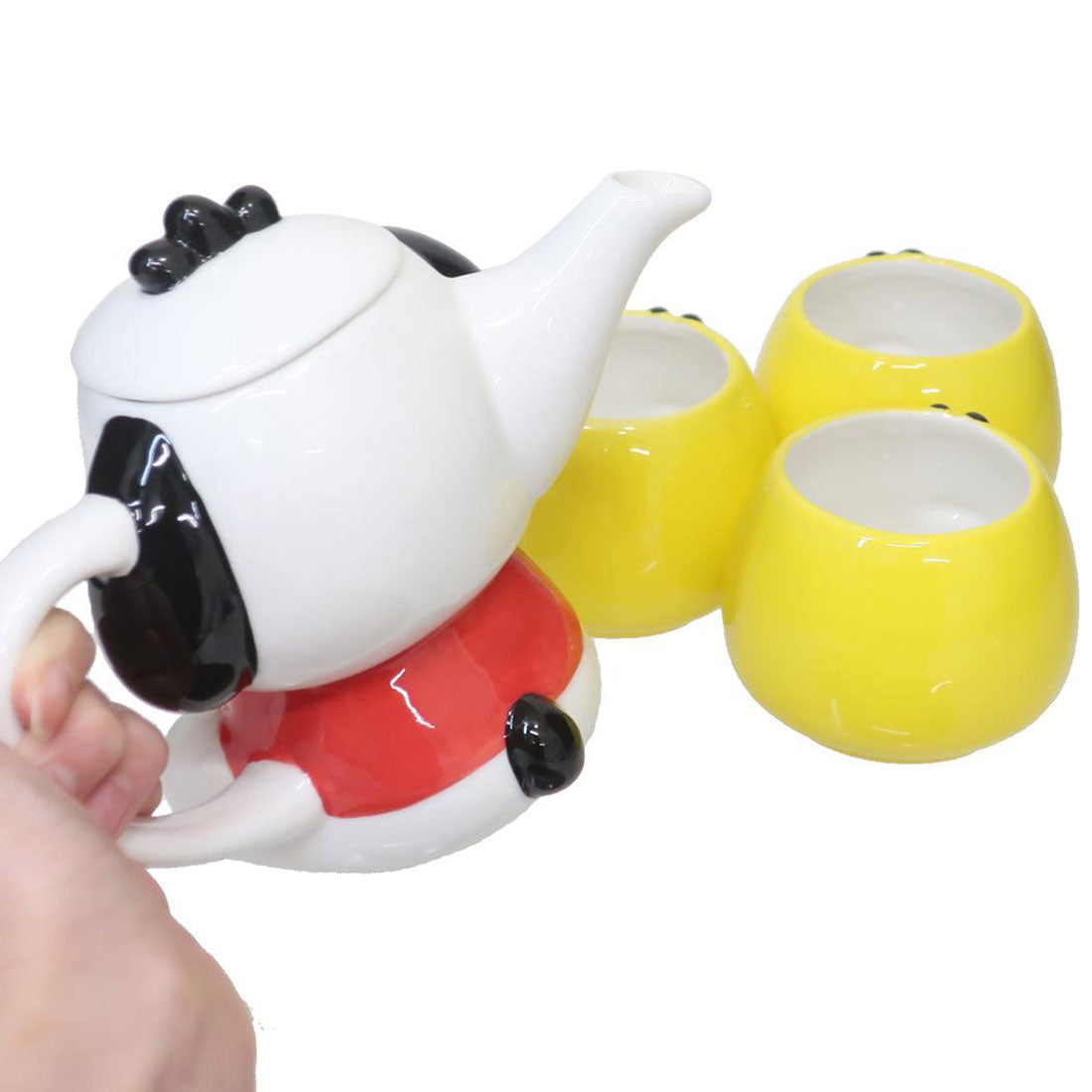 シネマコレクション cinemacollection ポチャッコ ティーセット 磁器製ティーポット＆ティーカップ3個セット サンリオ サンアート プレゼント かわいい キャラクター グッズ【返品不可商品】 他