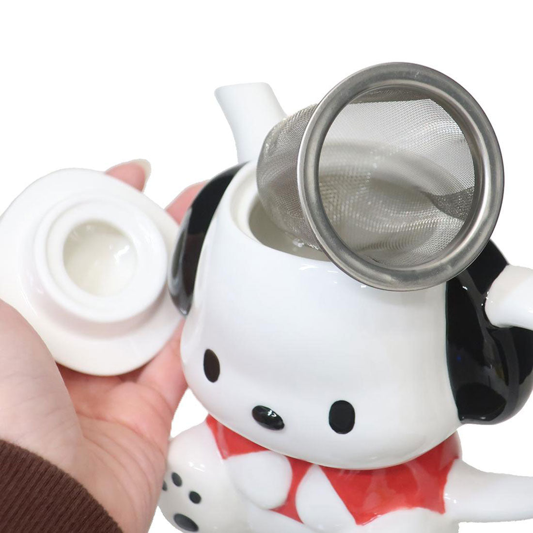 シネマコレクション cinemacollection ポチャッコ ティーセット 磁器製ティーポット＆ティーカップ3個セット サンリオ サンアート プレゼント かわいい キャラクター グッズ【返品不可商品】 他