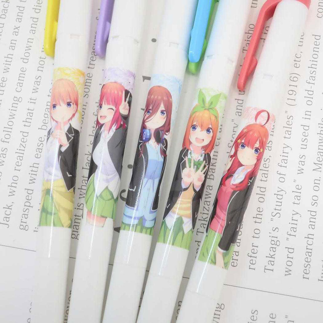 シネマコレクション cinemacollection 五等分の花嫁∽ カラーマーカー マイルドライナー 四葉 ヒサゴ 新学期準備文具 カラーペン アニメキャラクター グッズ グリーン