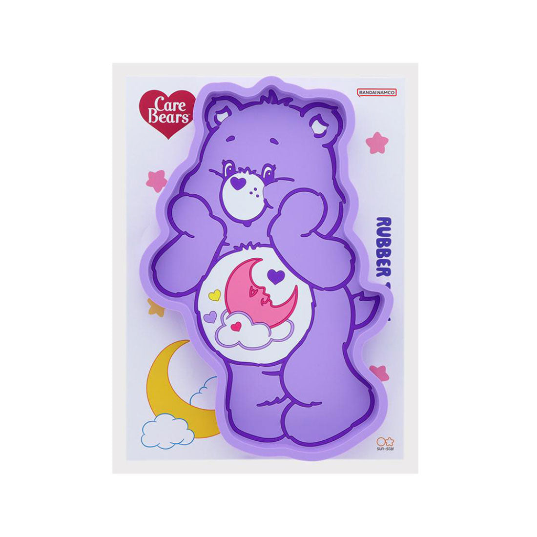 シネマコレクション cinemacollection ケアベア 卓上収納 ラバートレー バイオレット CareBears サンスター文具 小物入れ キャラクター グッズ パープル