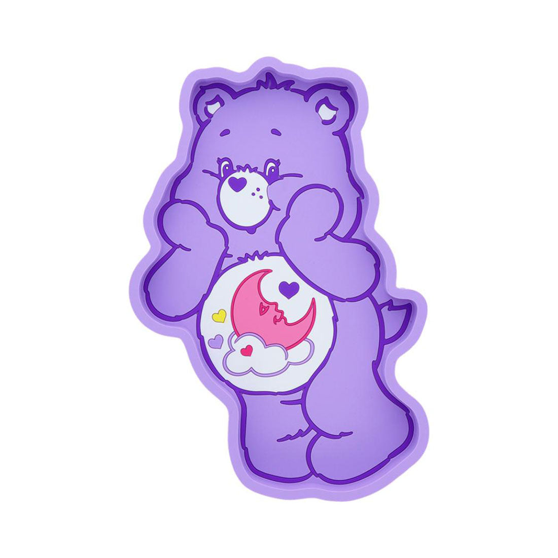 シネマコレクション cinemacollection ケアベア 卓上収納 ラバートレー バイオレット CareBears サンスター文具 小物入れ キャラクター グッズ パープル