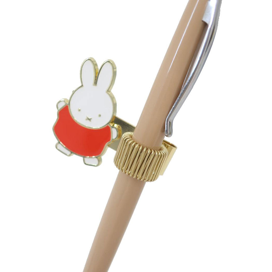 シネマコレクション cinemacollection ミッフィー ペンクリップ ペンホルダー miffy ディックブルーナ Green Flash 手帳 ノート 絵本キャラクター グッズ ゴールド