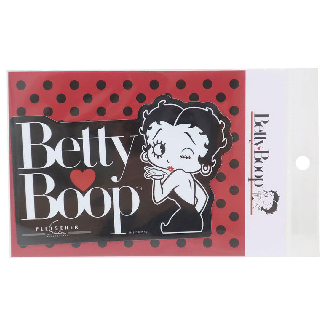 シネマコレクション cinemacollection ベティブープ ビッグシール ビッグサイズステッカー KISS BETTY BOOP ゼネラルステッカー 耐水耐光 デコステッカー キャラクター グッズ レッド