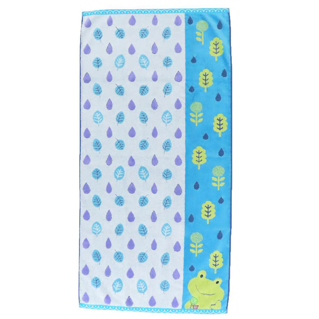 シネマコレクション cinemacollection Fu re ru バスタオル ビッグタオル ホイップクリーム カエル 日繊 お風呂タオル かわいい グッズ ブルー