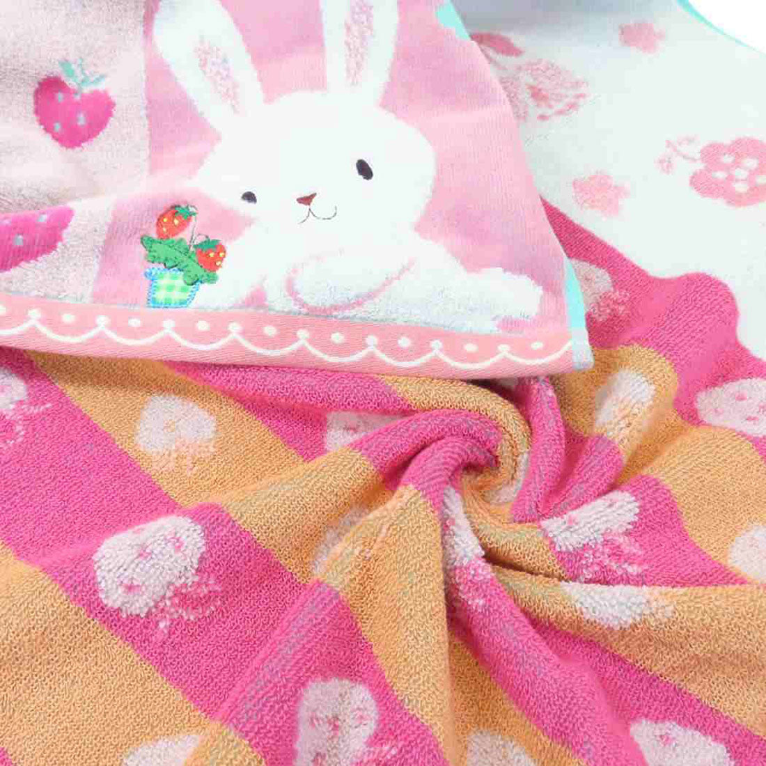 シネマコレクション cinemacollection Fu re ru バスタオル ビッグタオル ホイップクリーム ウサギ アニマル 日繊 お風呂タオル かわいい グッズ ピンク