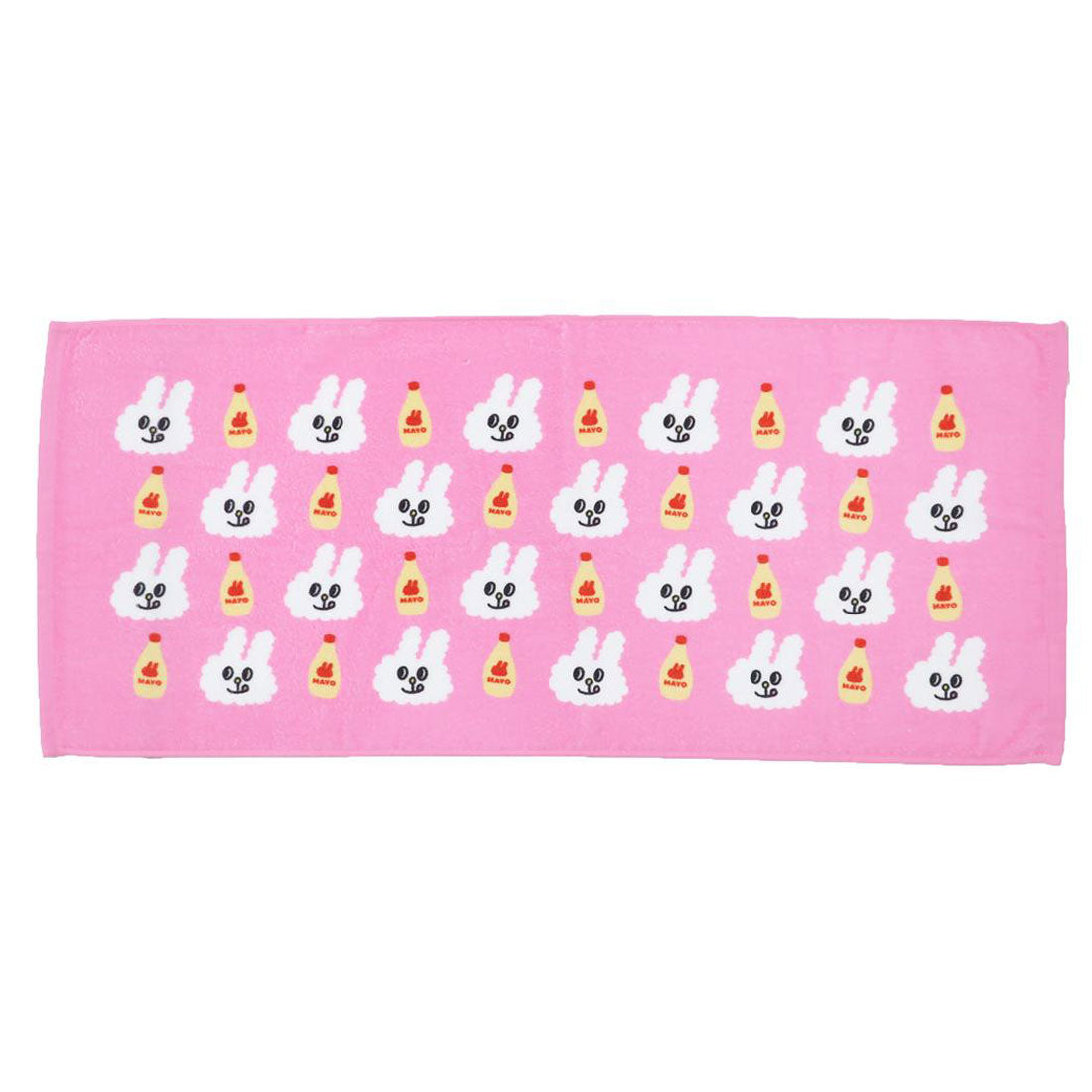 シネマコレクション cinemacollection BUNNI KONBINY フェイスタオル プリントロングタオル マヨくんとマヨネーズ 犬飼タオル 新生活準備 かわいい グッズ 他